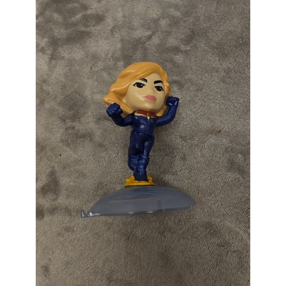 Marvel Captain Marvel 2023 McDonalds Happy Meal Toy Figure Carol Danvers 3.5"